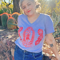 Relaxed Women’s Guadalupana V-Neck