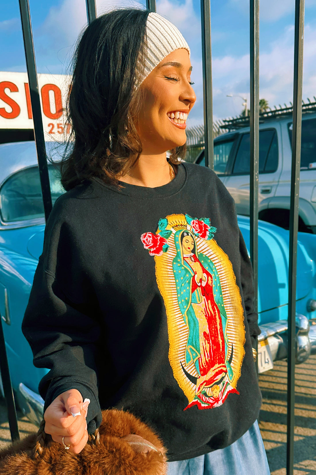 Unisex Reina Patch Sweatshirt