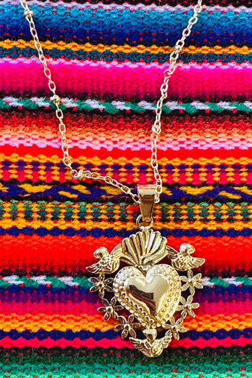 Vintage Amorcito Charm Necklace