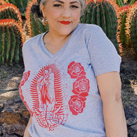 Relaxed Women’s Guadalupana V-Neck