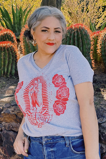 Relaxed Women’s Guadalupana V-Neck