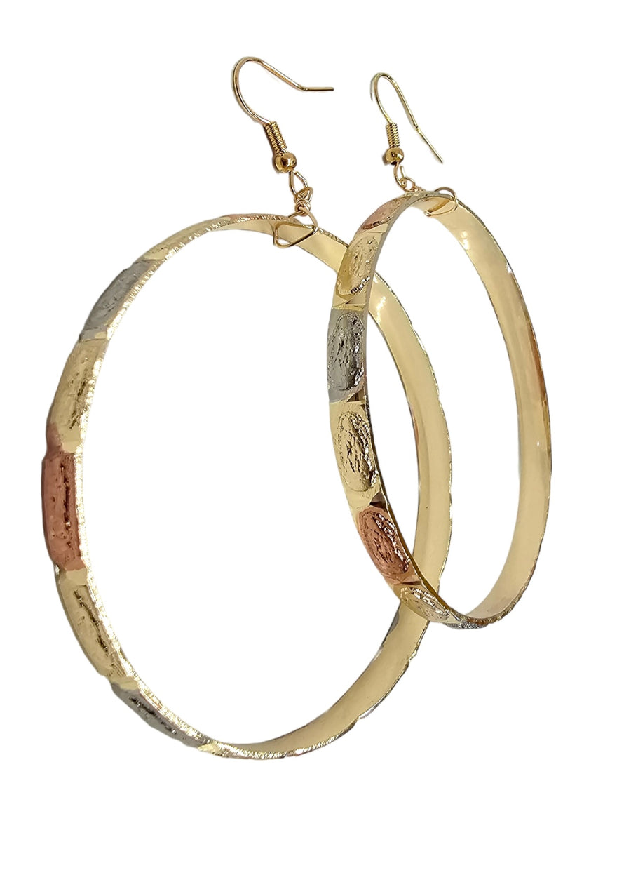 Virgencita Tri Goddess Hoops